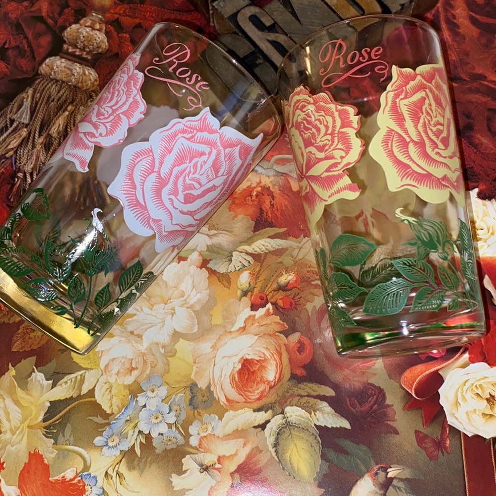 2 - Vintage Inspired 🥀Rose Embellished Glasses